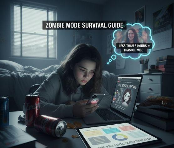 The "Zombie Mode" Survival Guide: Why 6 Hours of Sleep is Trashing Your Vibe